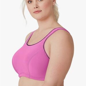 ✨NWT✨ Black Glamorise Sports Bra, BLACK, 48D